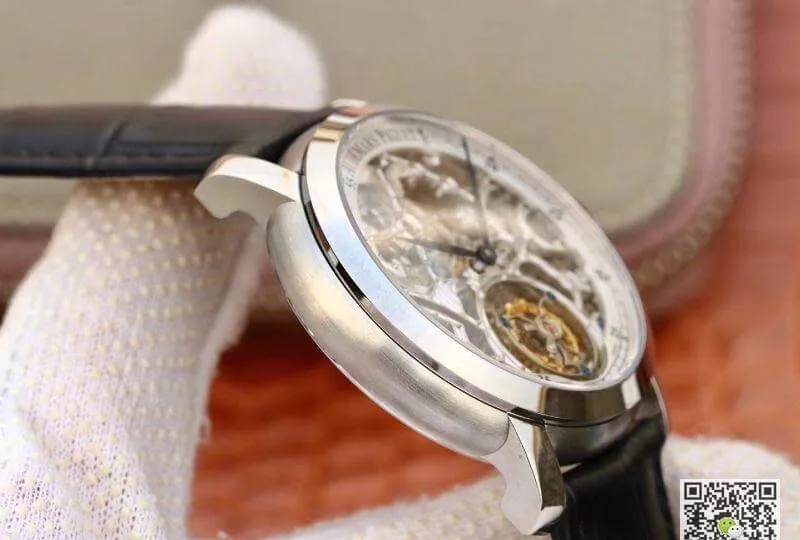 Audemars Piguet JULES 26357PT.ZZ.D028CR.02 Men Watches 1:1 Best Edition Replica Watch Swiss Tourbillon Black Leather Strap